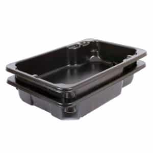 Short stacking retail tub