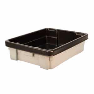 Two-tone plastic tubs