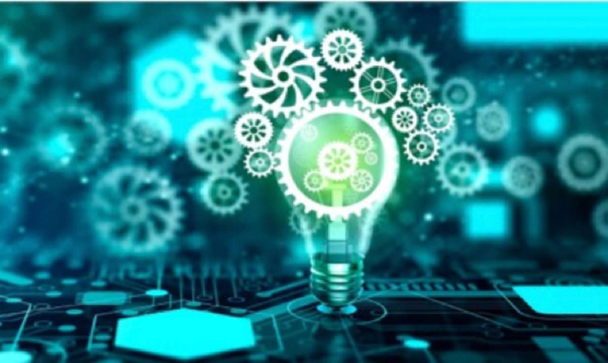A lightbulb with wheels (showing innovation)