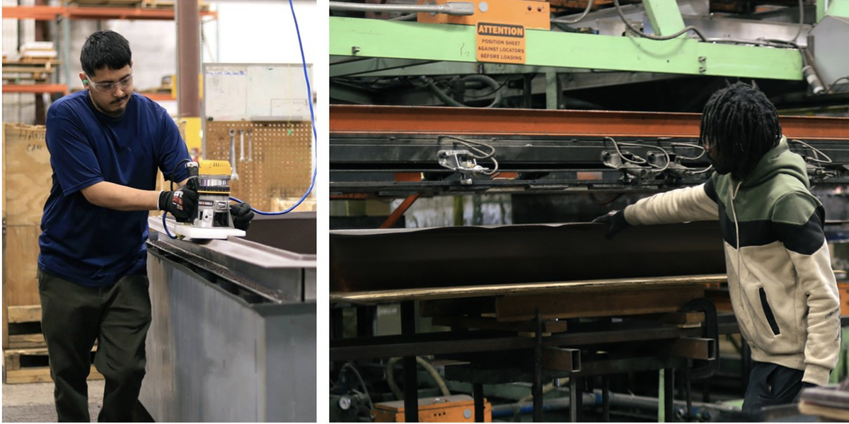 People manufacturing Thermoforming