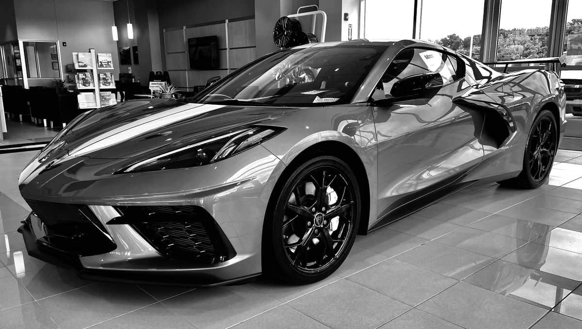 A sports car
