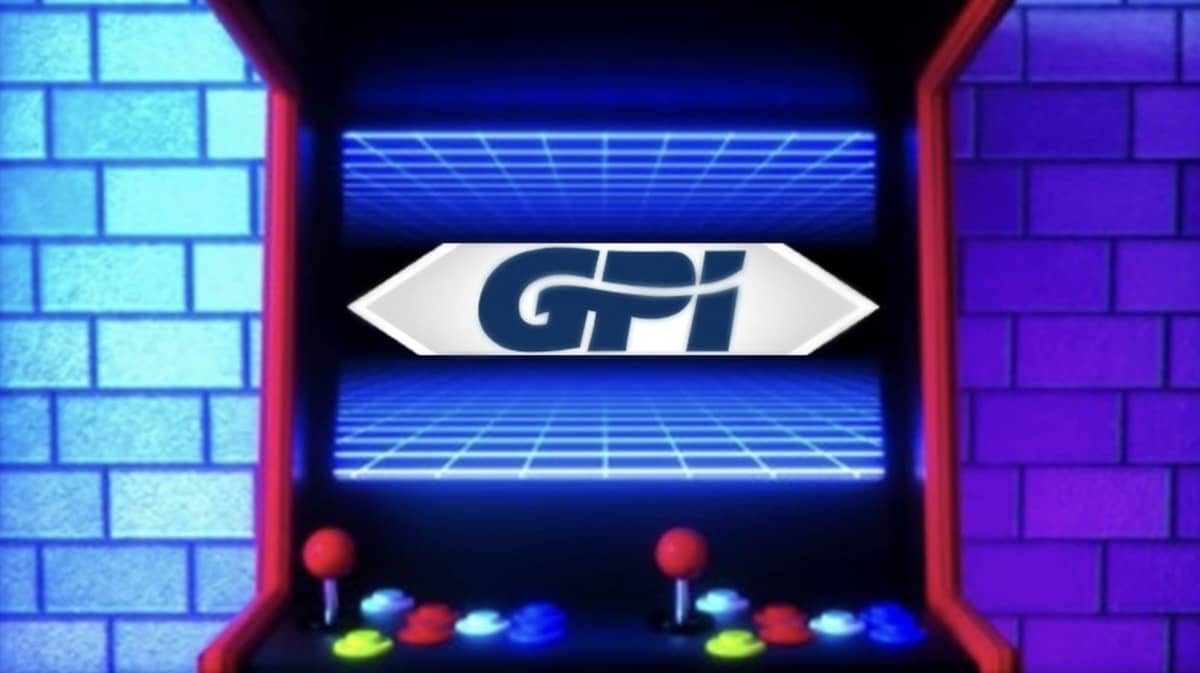 An arcade screen that says GPI