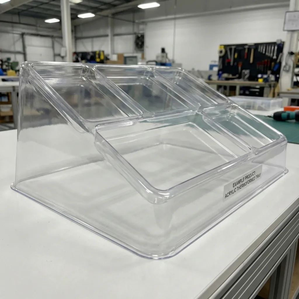Acrylic Custom Thermoformed Tray Example